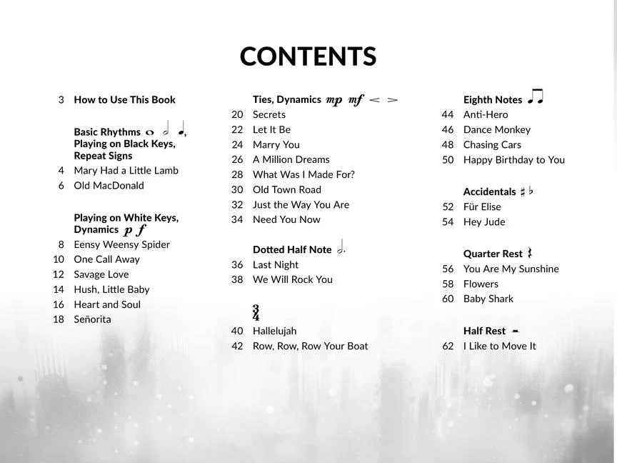 Piano Songs for the Very Beginner - Image 2