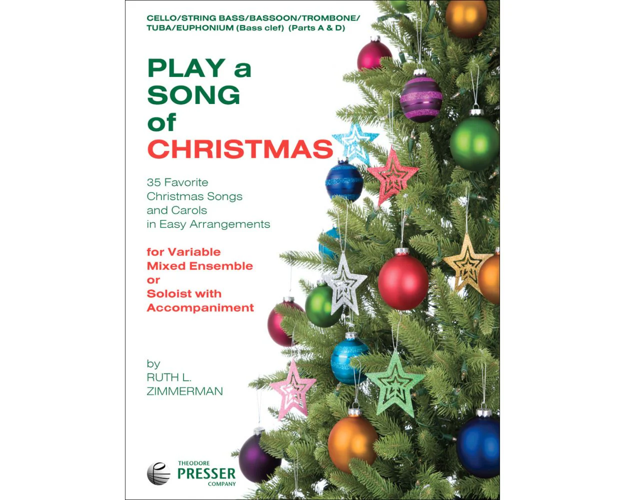 Play A Song Of Christmas, Bass Clef Instruments