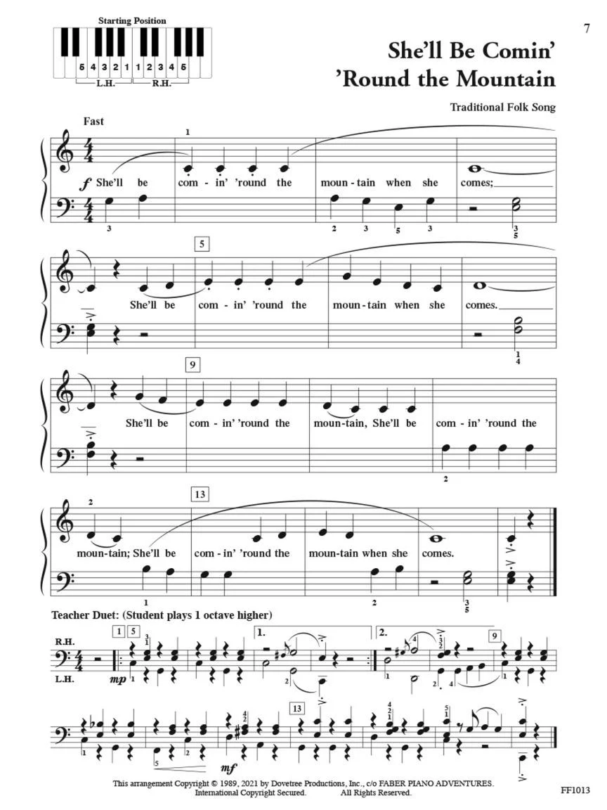 Faber Favorites - PlayTime Piano - Level 1 - Image 5