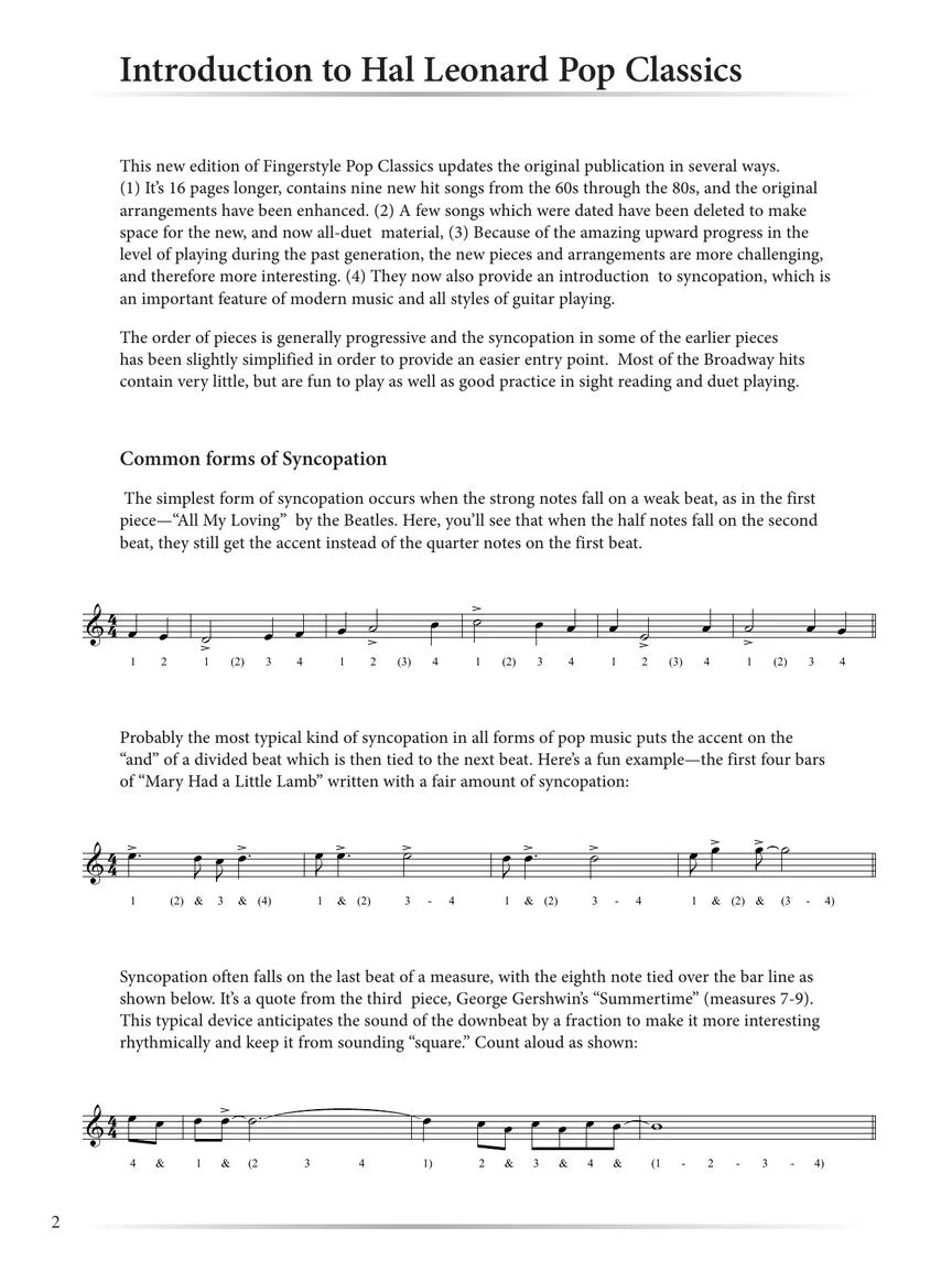 Pop Classics for Fingerstyle Guitar – 2nd Edition - Image 3