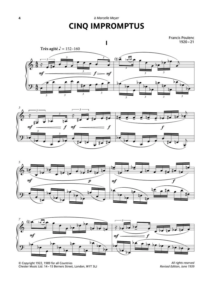 Poulenc Selected Piano Pieces - Image 4