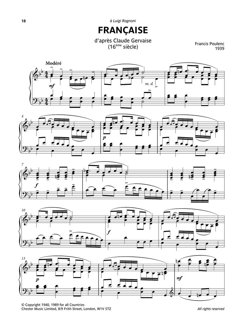 Poulenc Selected Piano Pieces - Image 5
