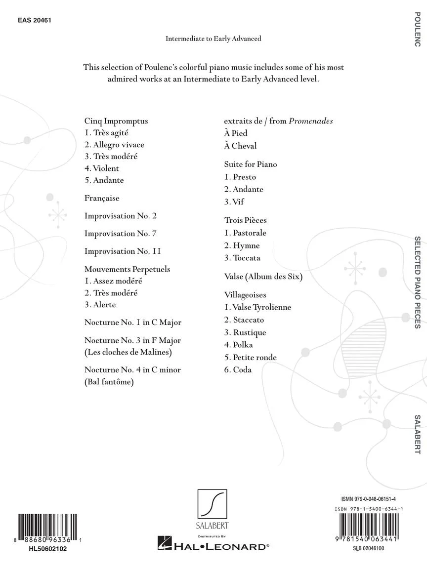Poulenc Selected Piano Pieces - Image 7