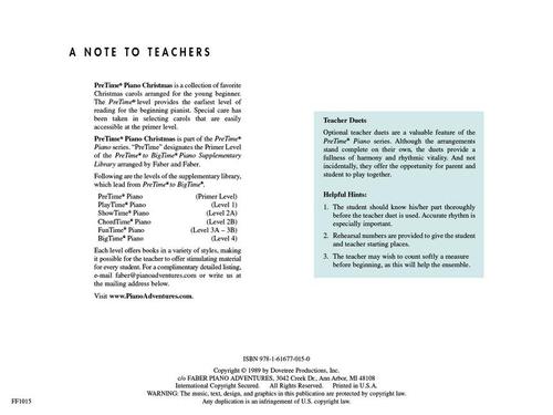 Faber Christmas - Pretime to Bigtime - Primer Level - Image 2