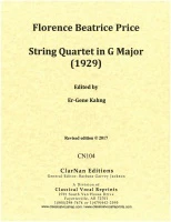 Price String Quartet in G Major (1929)
