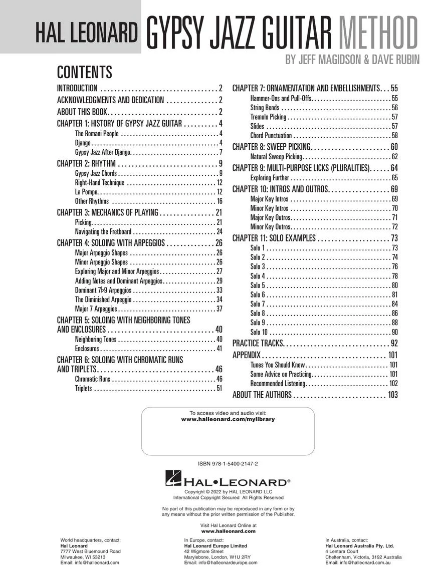 Hal Leonard Gypsy Jazz Guitar Method - Image 2