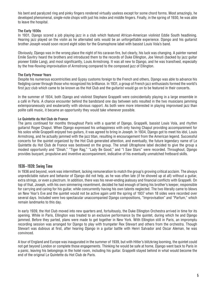 Hal Leonard Gypsy Jazz Guitar Method - Image 6