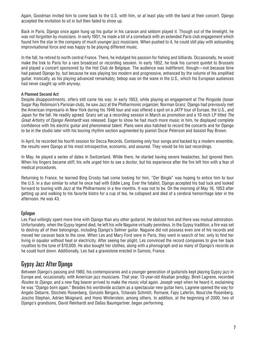 Hal Leonard Gypsy Jazz Guitar Method - Image 8