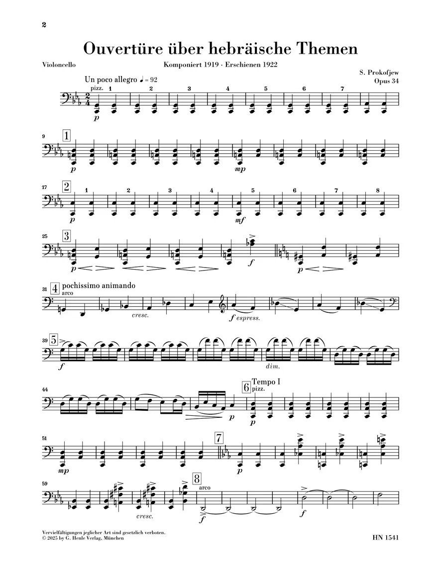 Prokofiev: Overture on Hebrew Themes, Op. 34 - Image 8