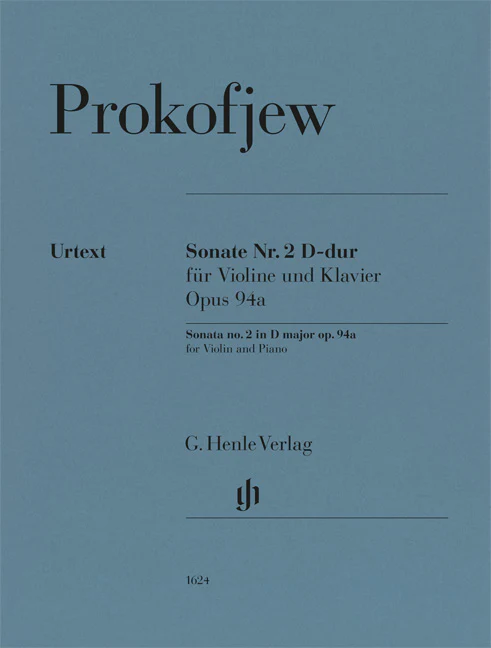Prokofiev: Sonata No. 2 for Violin and Piano, Op. 94a