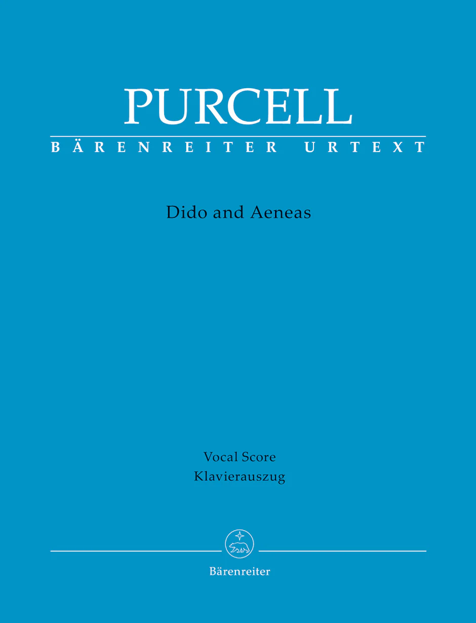 Purcell Dido and Aeneas Vocal Score