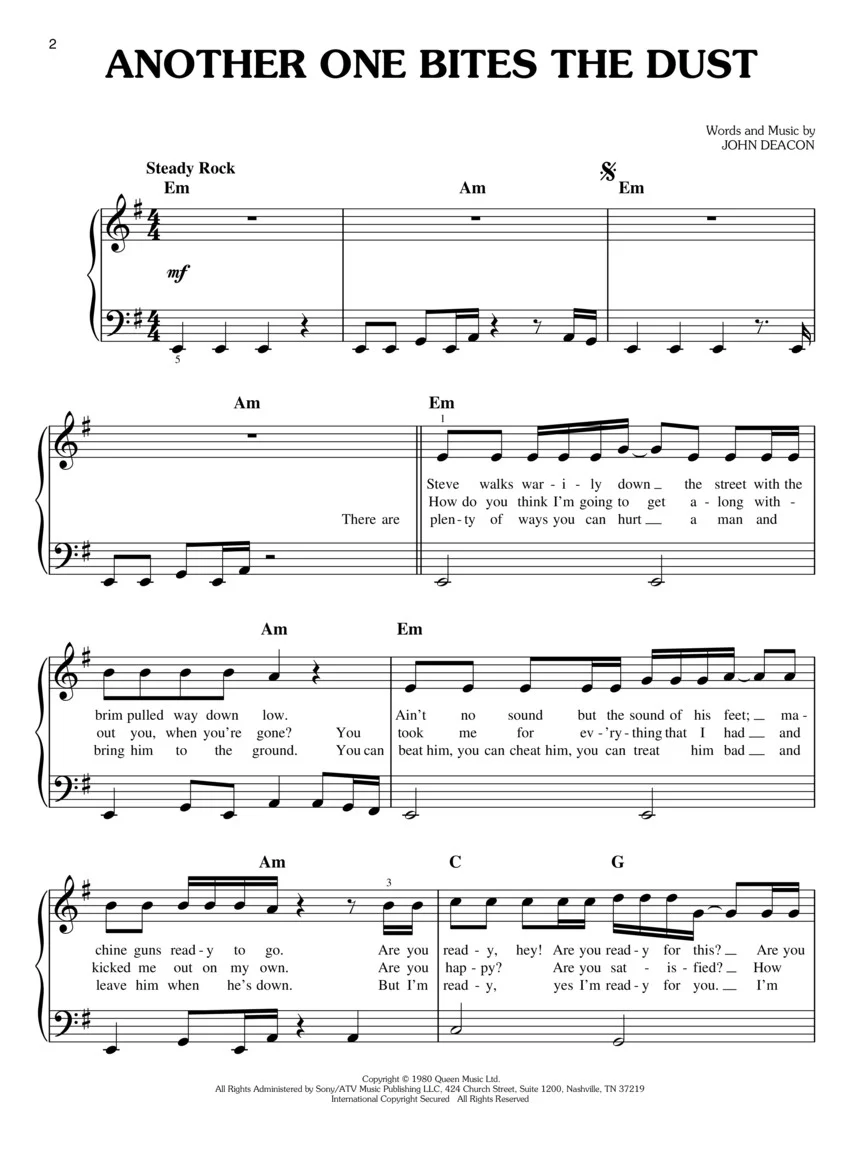 Queen - Easy Piano Collection - Image 3