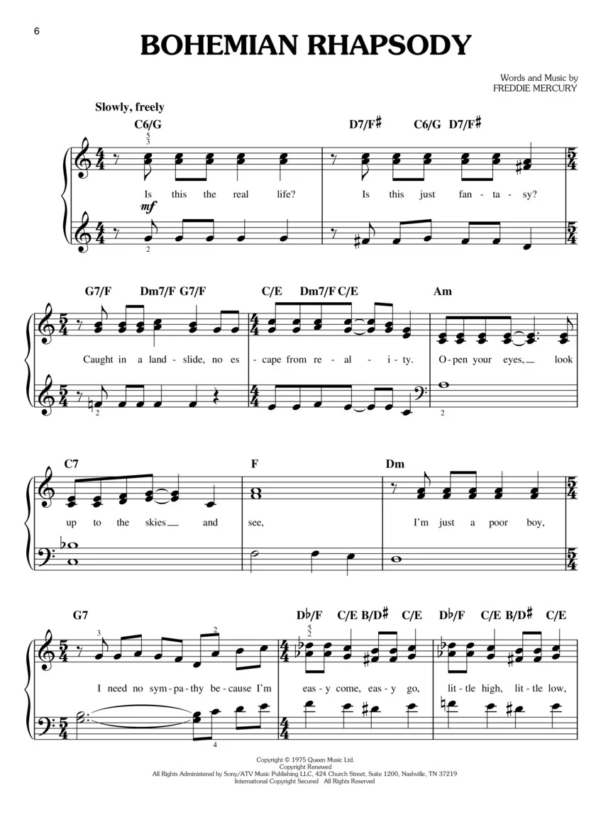 Queen - Easy Piano Collection - Image 4