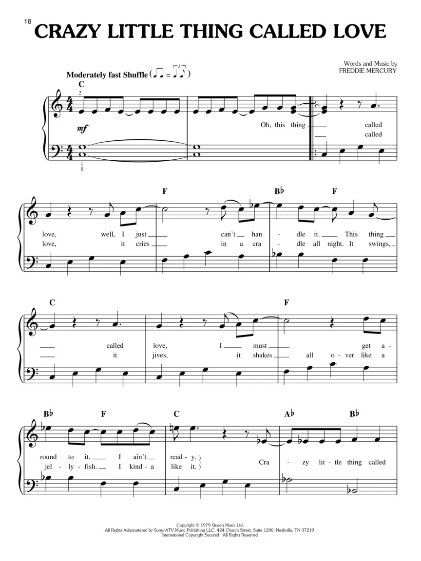 Queen - Easy Piano Collection - Image 5