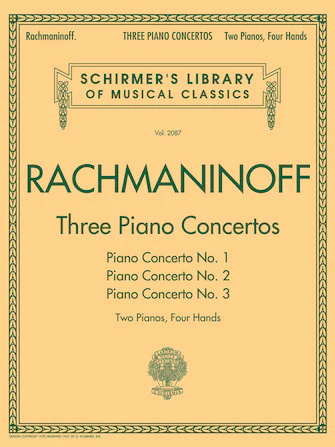 Rachmaninoff - Three Piano Concertos - Concerto Nos. 1, 2, 3 - 2 Pianos/4 Hands