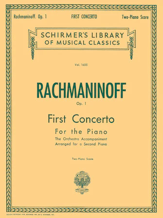 Rachmaninoff First Concerto for the Piano in F# Minor, Op. 1