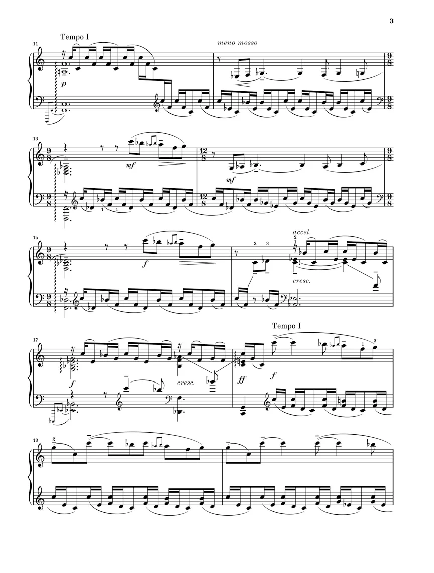Rachmaninow: Étude-Tableau in C-dur, Op. 33, 2 - Image 3