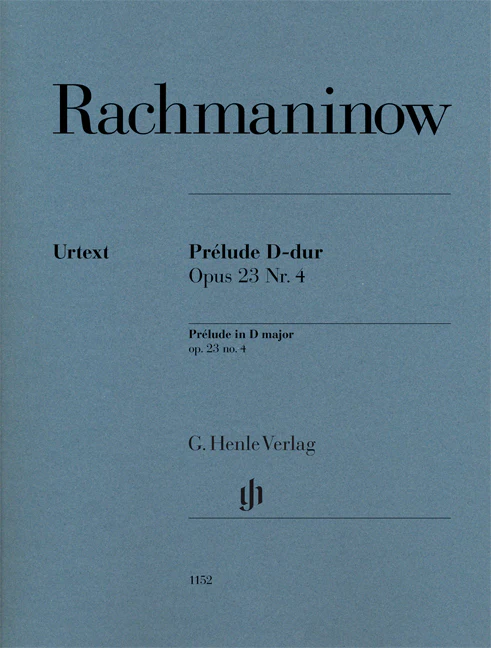 Rachmaninow: Prélude in D major, Op. 23,4