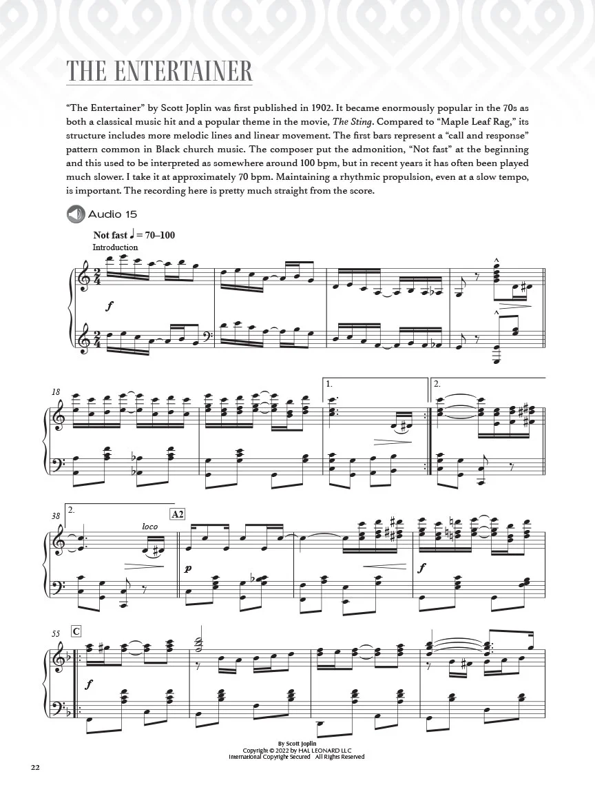 Ragtime Piano A Guide to Playing the Best Rags - Image 8