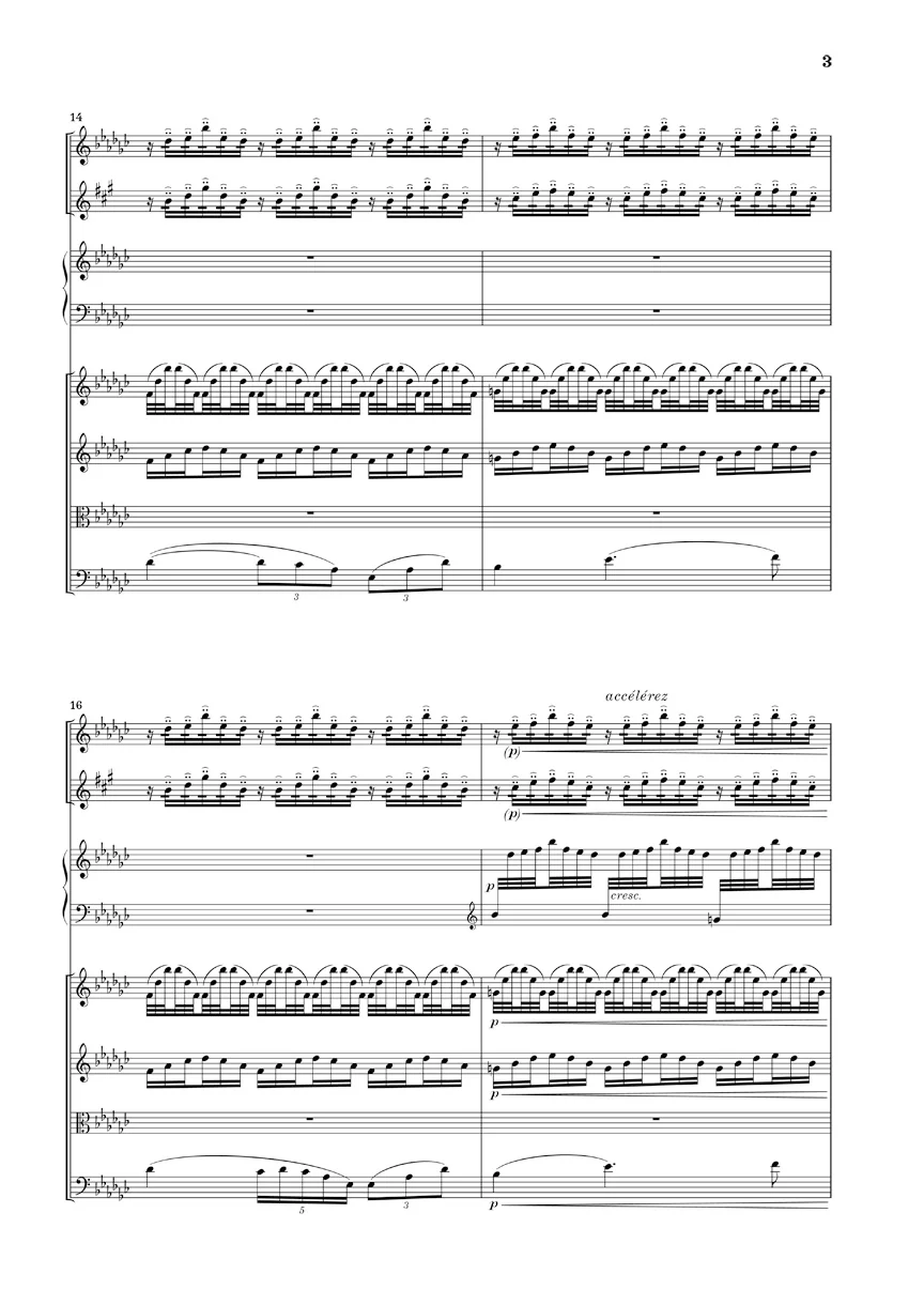 Ravel: Introduction et Allegro (Study Score) - Image 4