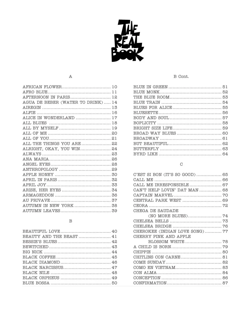 Real Book - (1.13): Real Book, The -¦Volume 1, F - Image 2