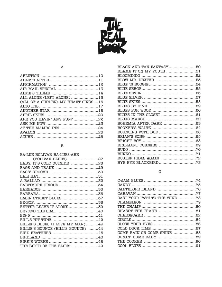 Real Book Volume 2, C Edition - Image 3