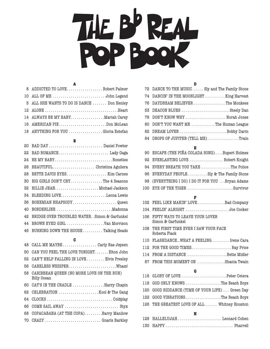 Real Pop Book – Volume 1 Bb Edition - Image 2
