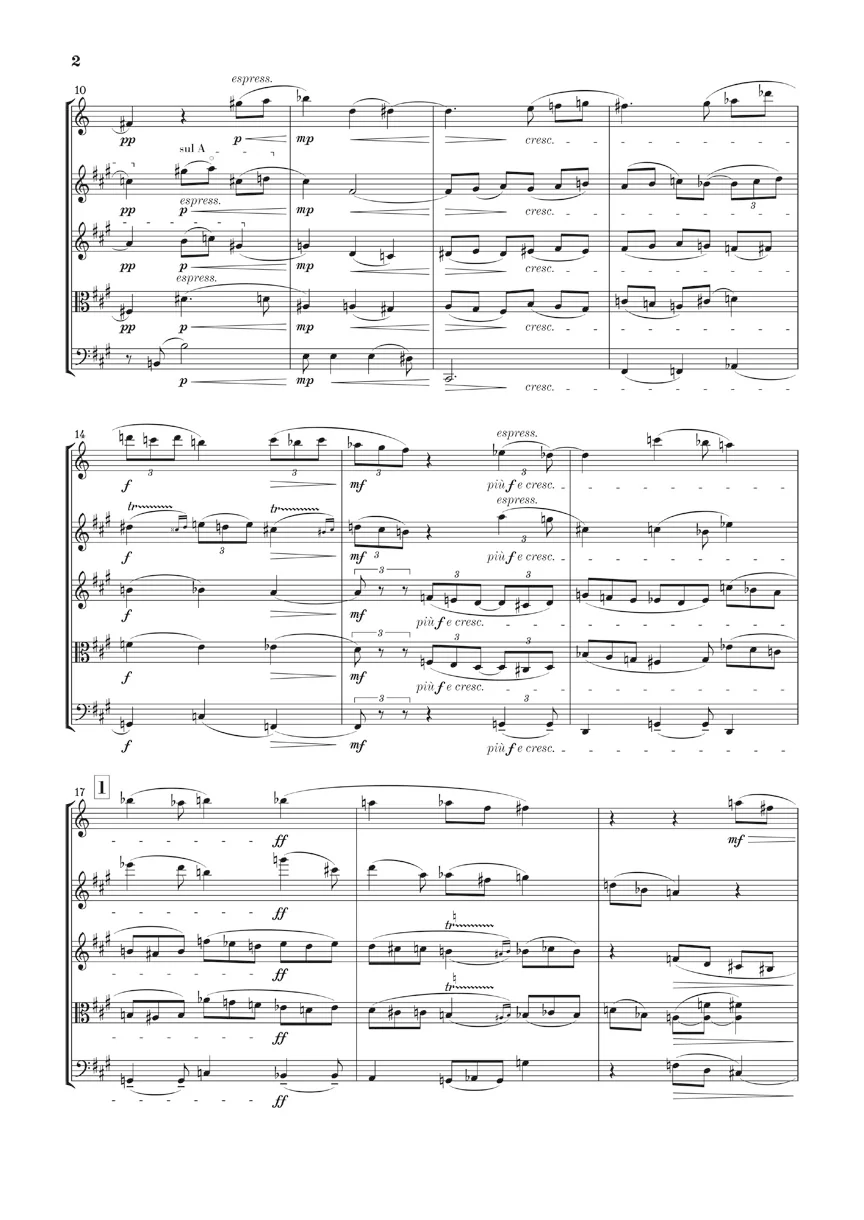 Reger: Clarinet Quintet in A major, Op. 146 (Study Score) - Image 3