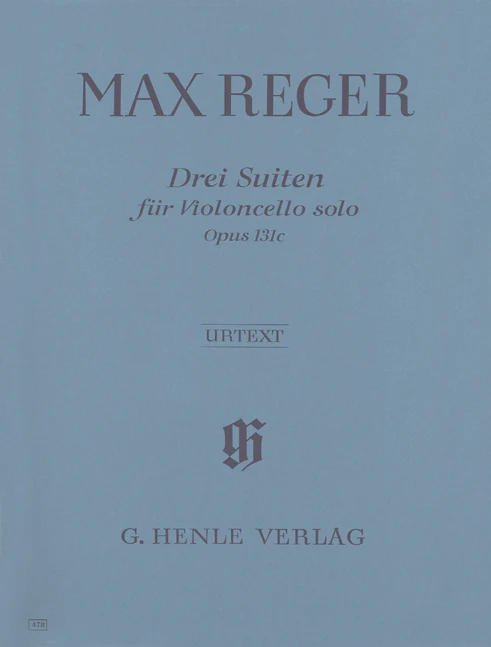 Reger: Three Suites for Cello solo, Op. 131c