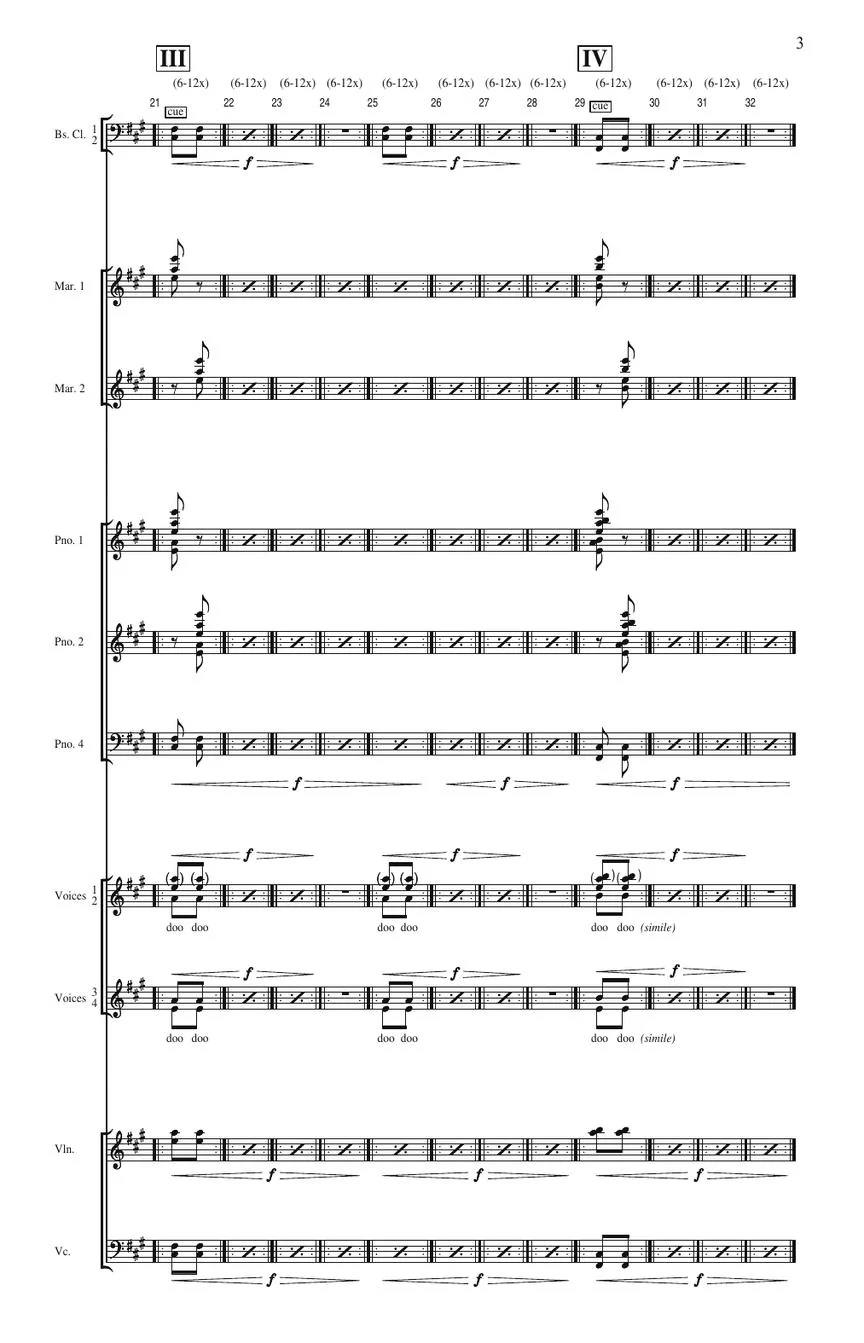 Reich Music for 18 Musicians Score - Image 17