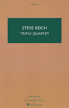 Triple Quartet - Version For String Ensemble/string Orchestra - Hawkes Pocket Schps1417