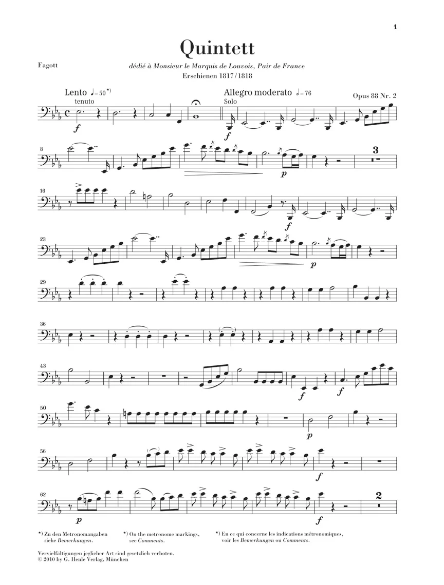 Reicha: Quintet for Wind Instruments in E flat major, Op. 88,2 - Image 5