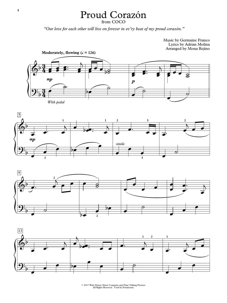 Rejino Piano Solos from Encanto, Frozen II, and Coco - Image 4