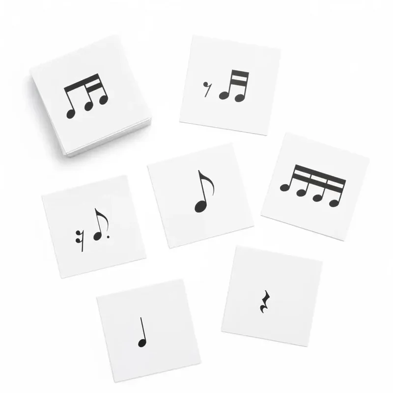Teaching Aid: Rhythm Cards (Quarter Unit; Simple Meters) - Image 2