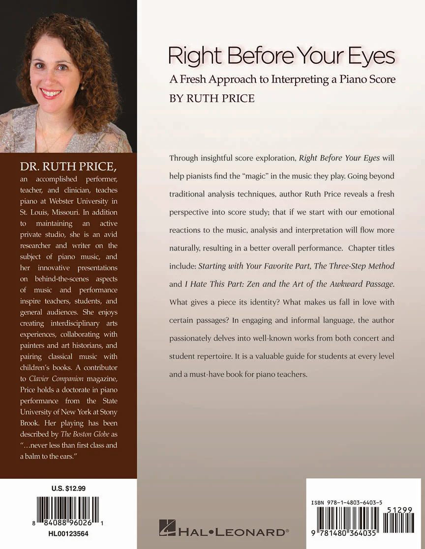 Right Before Your Eyes - A Fresh Approach to Interpreting a Piano Score - Image 2