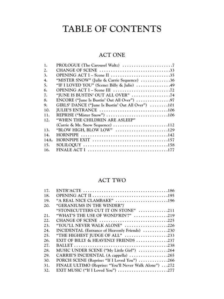 Carousel - Vocal Score - Image 3