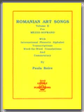 Romanian Art Songs Volume 2 for Mezzo-Soprano