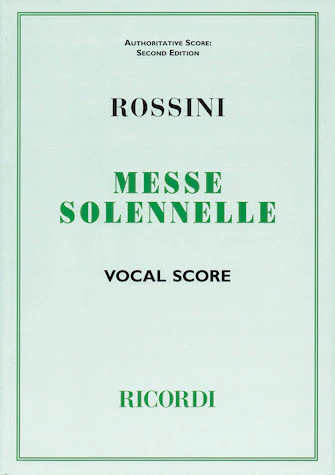 Rossini Messa Solenne Vocal Score