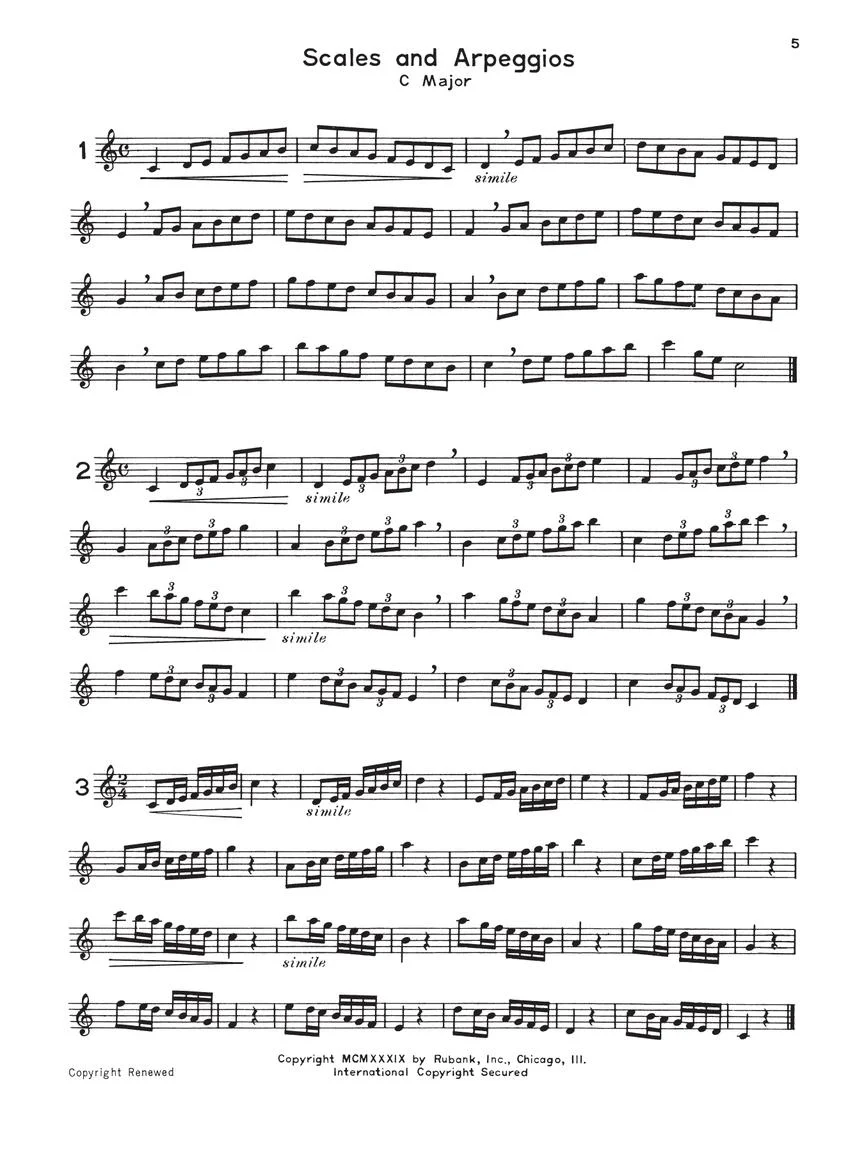 Rubank Advanced Method - Clarinet Vol. 1 - Image 4