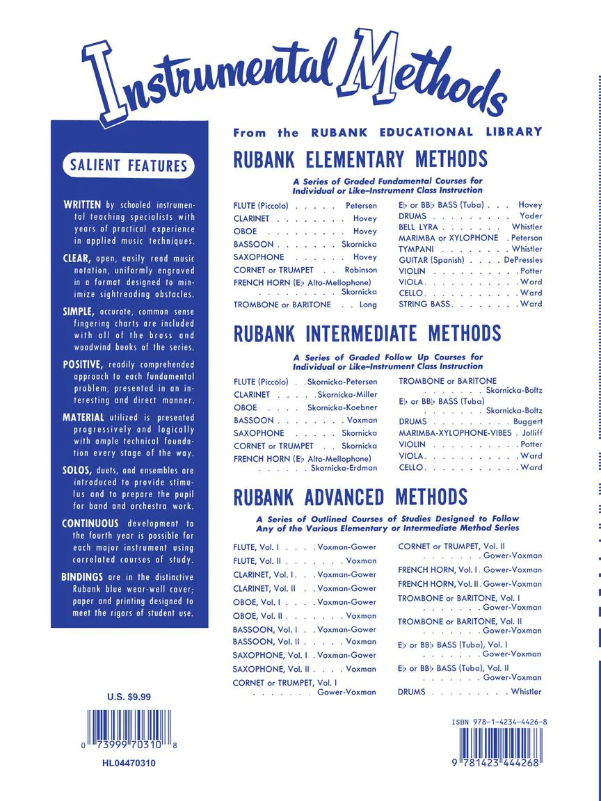 Rubank Advanced Method - Clarinet Vol. 1 - Image 7
