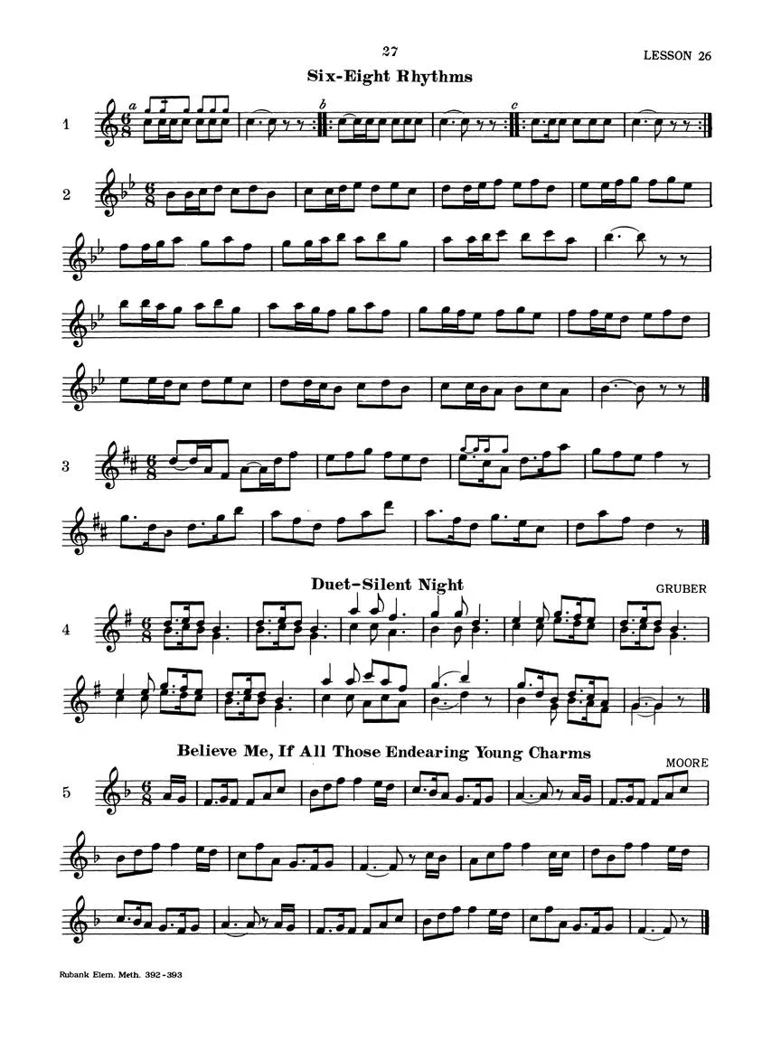 Rubank Elementary Method - Oboe - Image 3