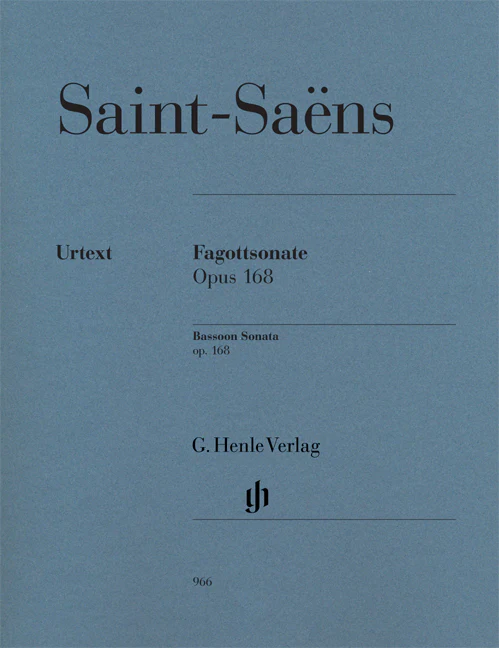Saint-Saëns: Bassoon Sonata, Op. 168