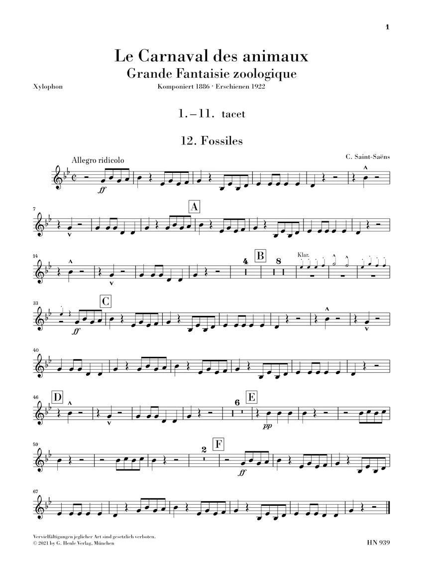 Saint-Saëns: Le Carnaval des animaux for Chamber Ensemble - Image 14