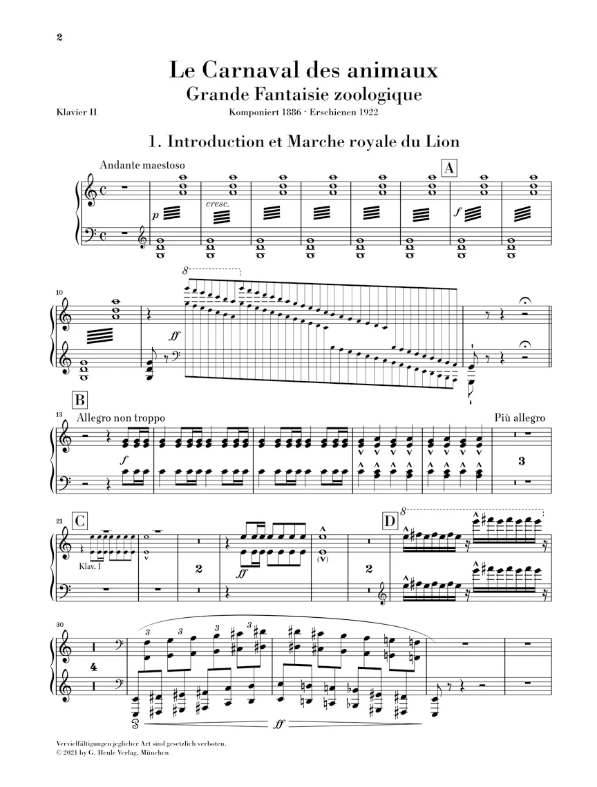 Saint-Saëns: Le Carnaval des animaux for Chamber Ensemble - Image 4