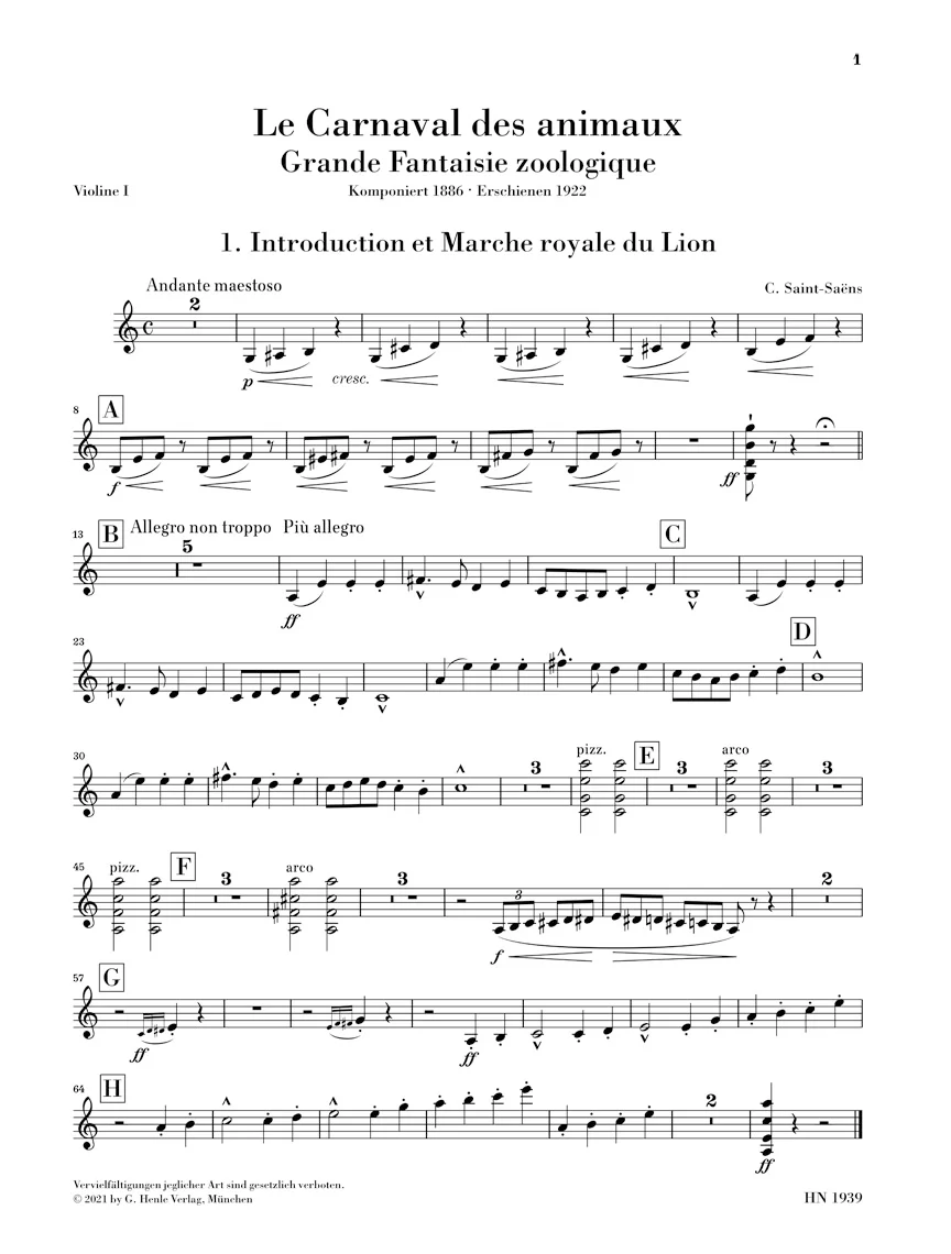 Saint-Saëns: Le Carnaval des animaux for Chamber Ensemble - Image 6