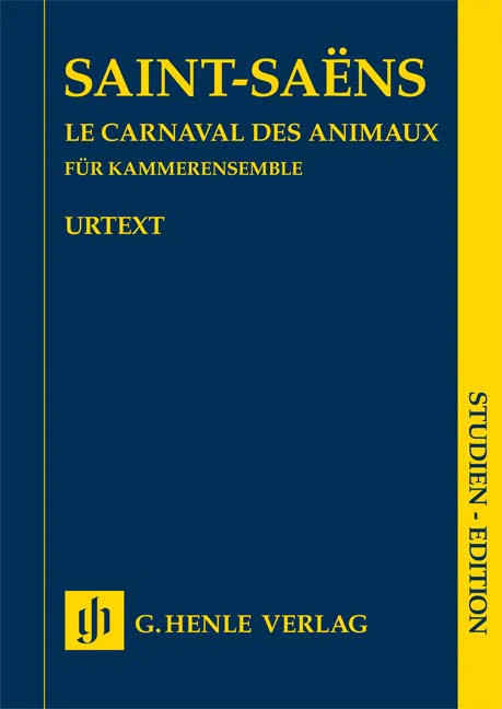 Saint-Saëns: Le Carnaval des animaux for Chamber Ensemble SE (Study Score)