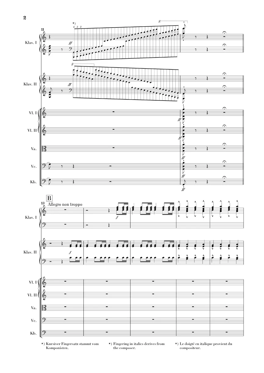 Saint-Saëns: Le Carnaval des animaux for Chamber Ensemble SE (Study Score) - Image 3