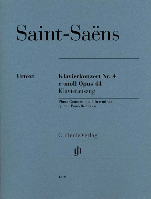 Saint-Saëns: Piano Concerto No. 4 in c minor, Op. 44