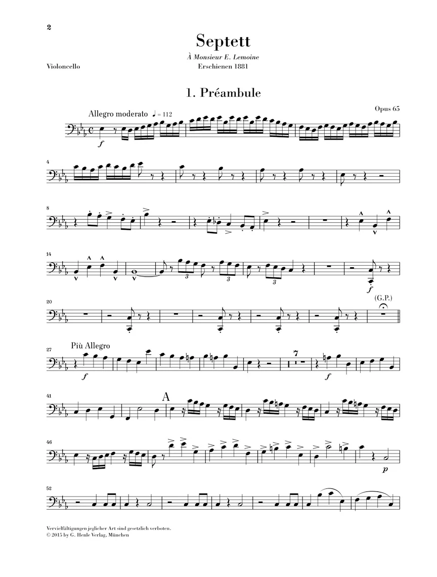 Saint-Saëns: Septet in E flat major, Op. 65 - Image 5