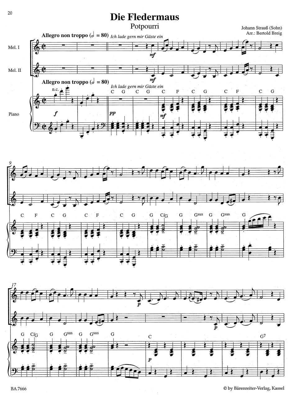 Salonmusik 6 Arrangements for Variable Instrumentation out of print - Image 3